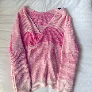 Rue21 Pink off the shoulder Sweater